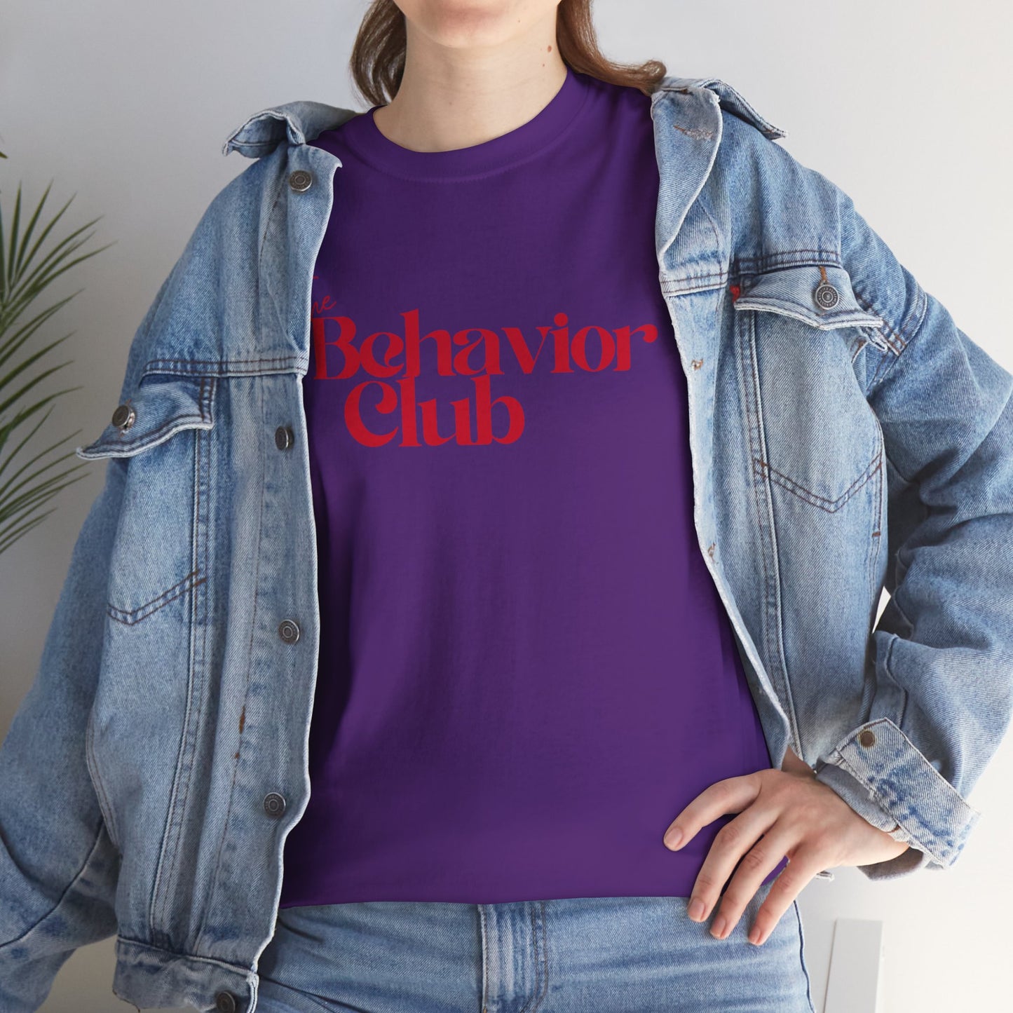 The Behavior Club Unisex Heavy Cotton Tee