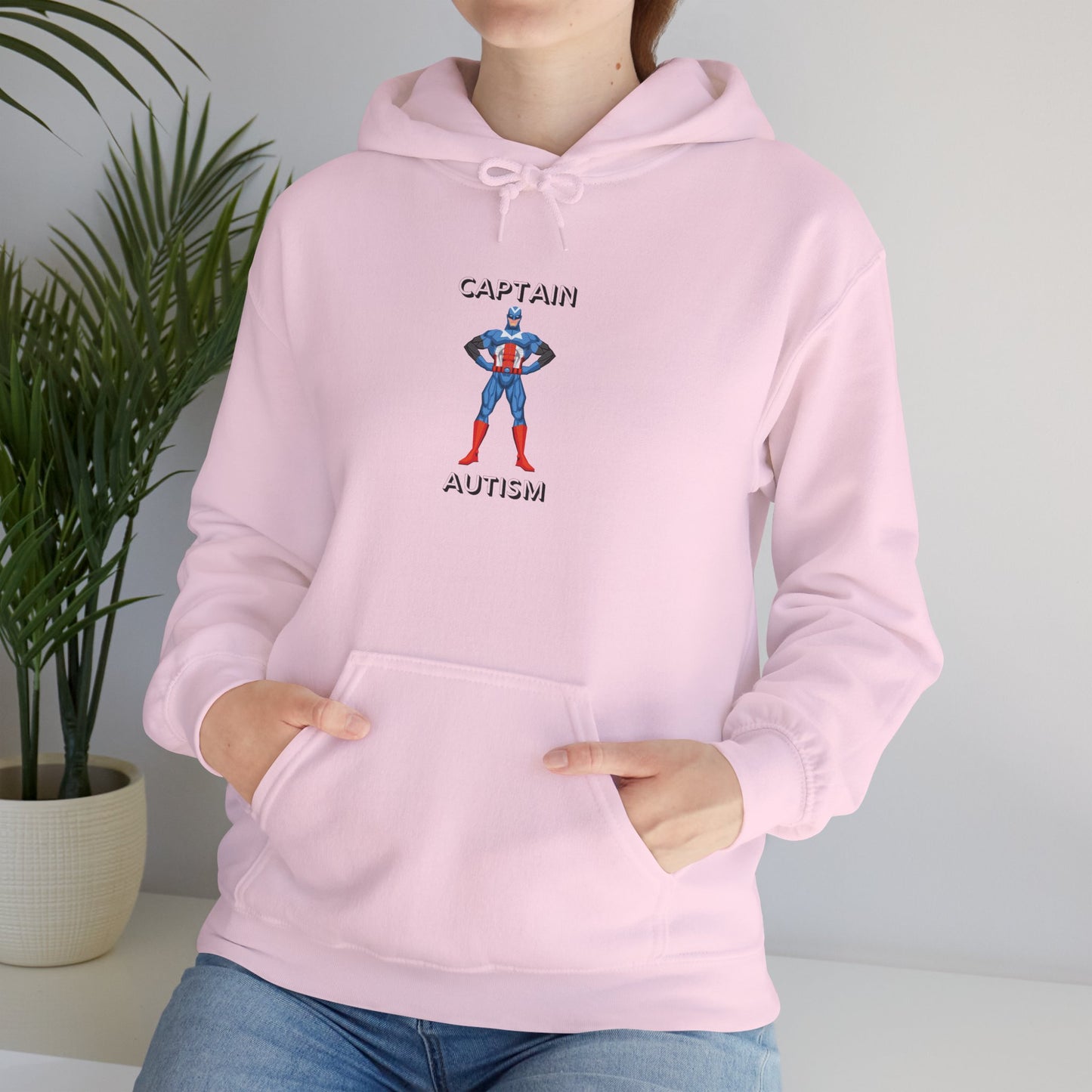 Captain Autism Hooded Sweatshirt