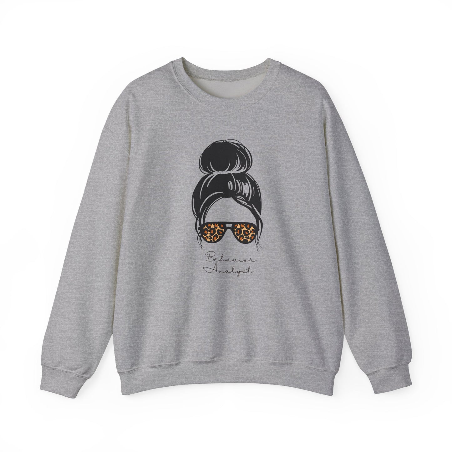 Behavior Analyst Bun Crewneck Sweatshirt
