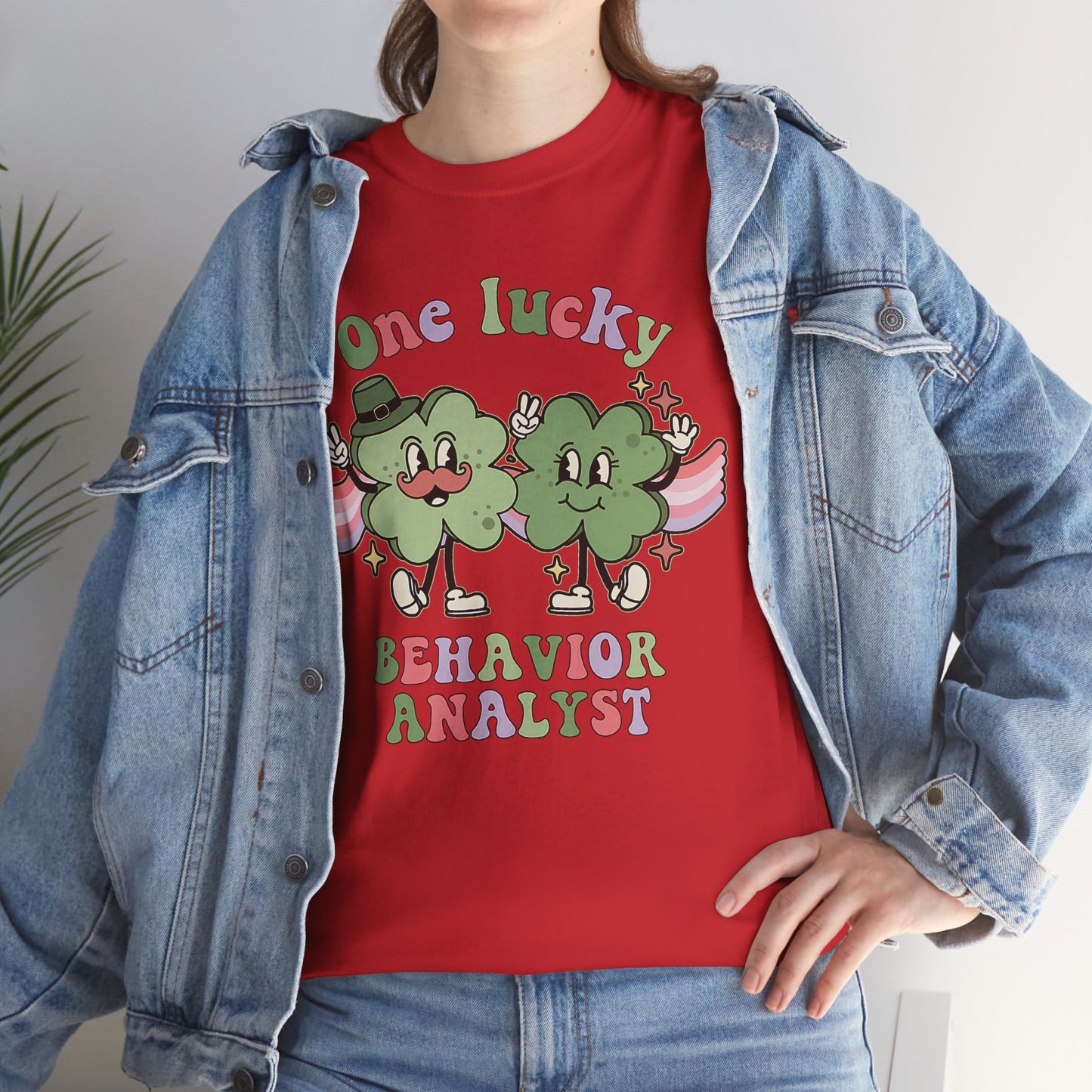 One Lucky Behavior Analyst T-Shirt — St. Patrick’s Day Shamrock ABA Shirt