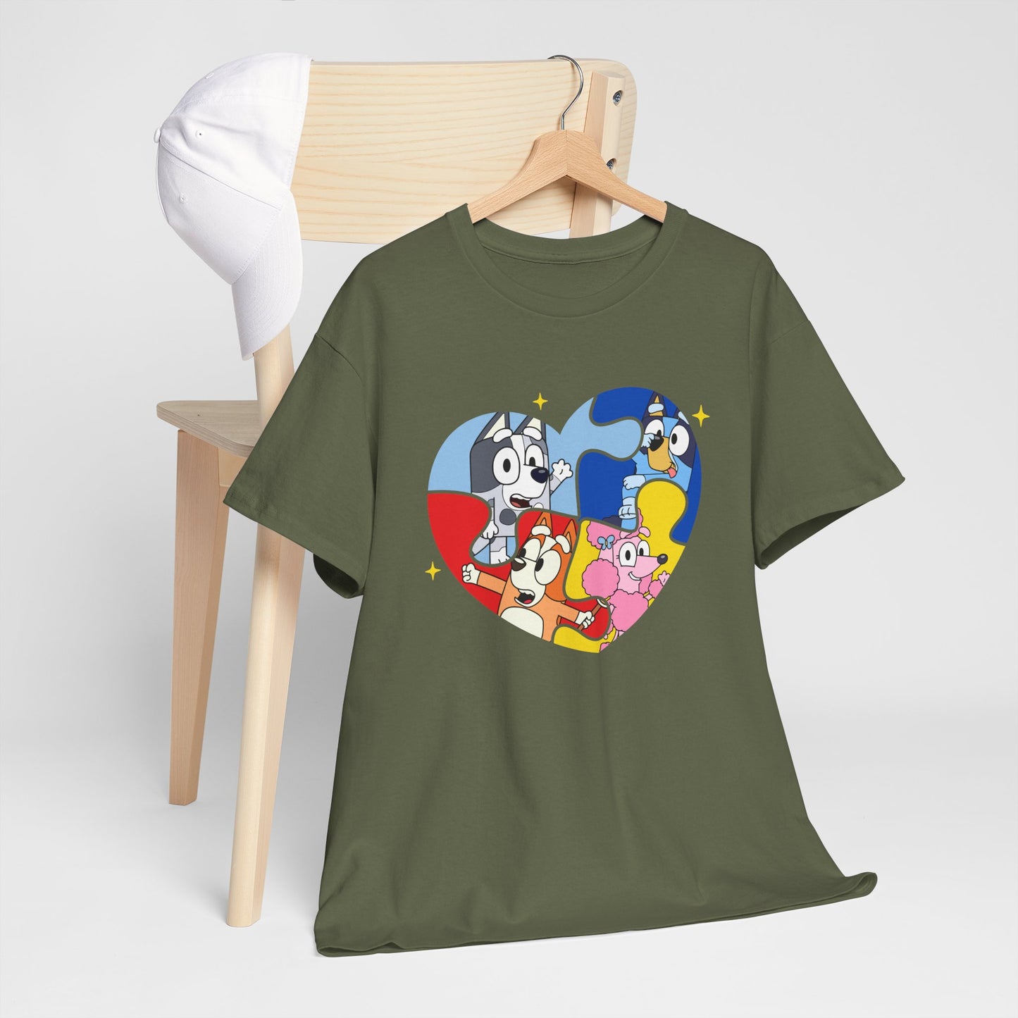 Cartoon Heart Characters T-Shirt — Cute Colorful Kids’ Graphic Tee