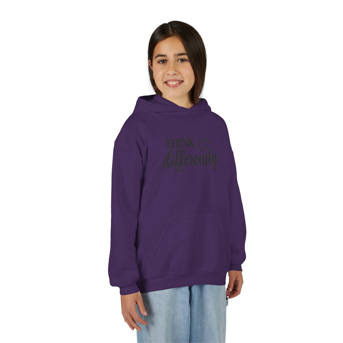 Inspirational Youth Hoodie - 'Think Differently'