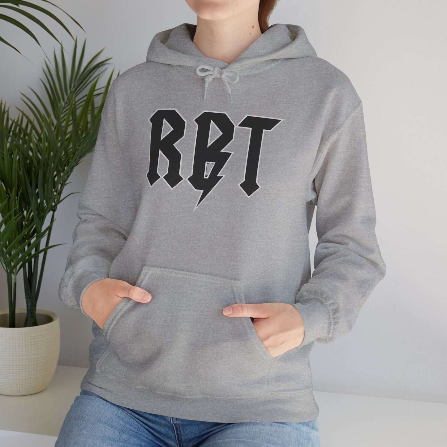RBT Lightning Bolt Hoodie — Gothic Rock Band Style Pullover