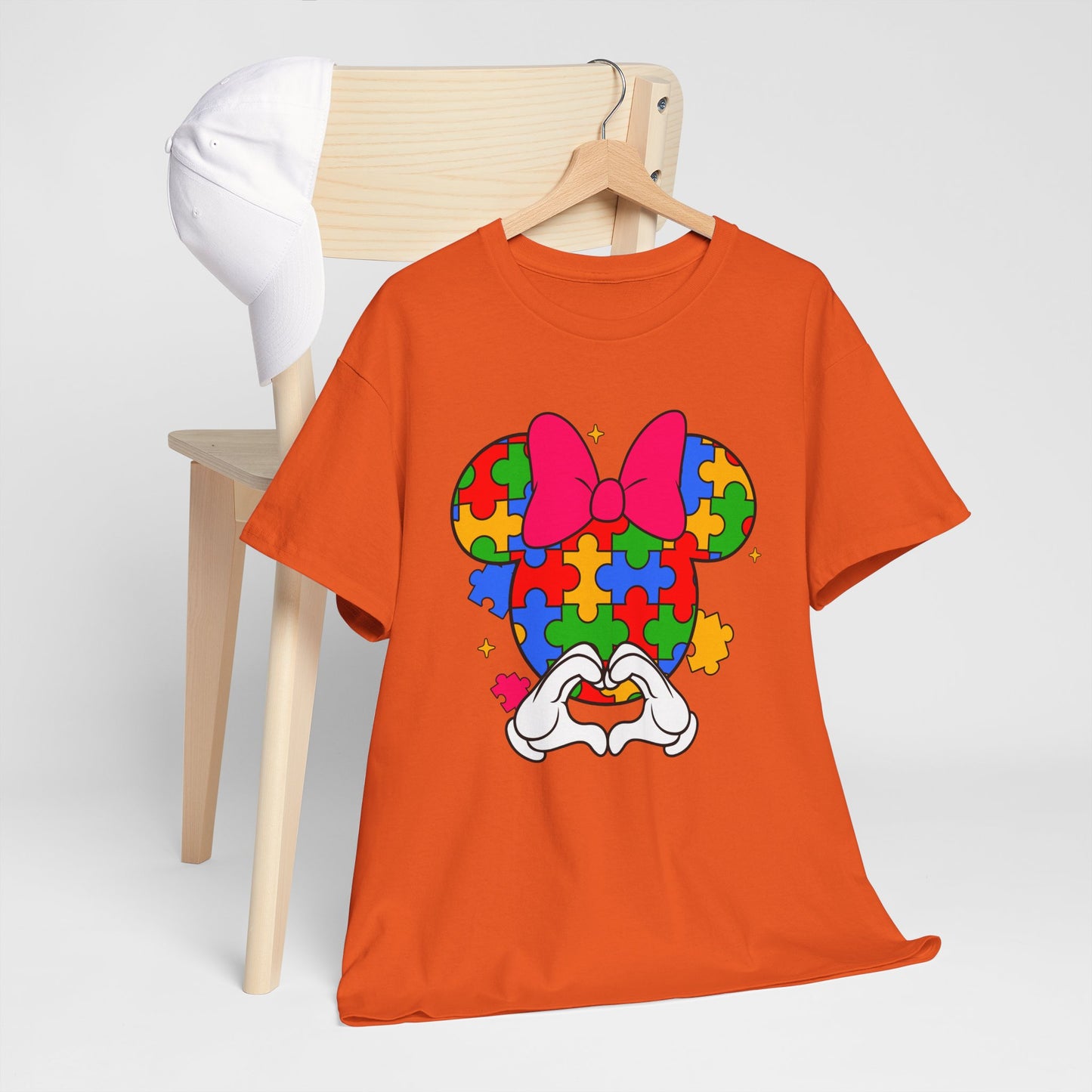 Autism Awareness Puzzle Minnie T-Shirt