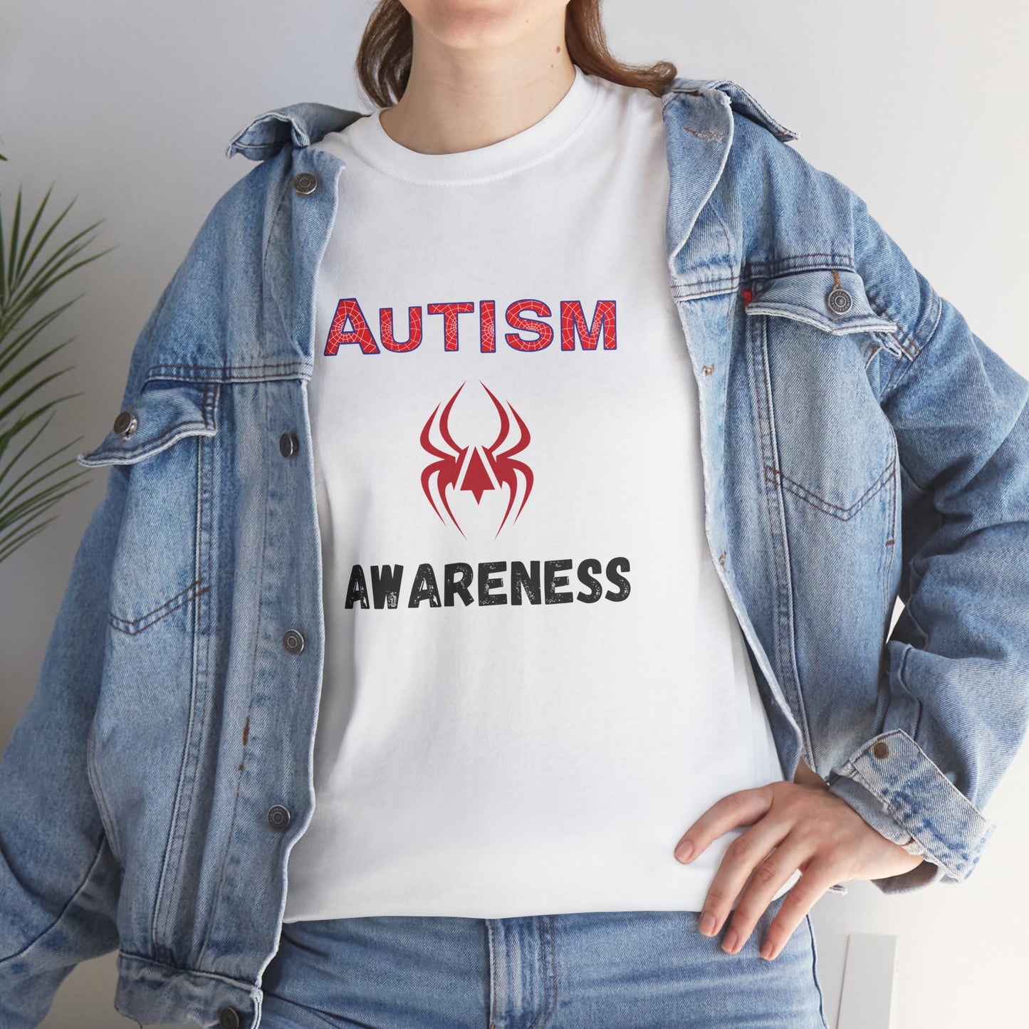 Autism Awareness Unisex Heavy Cotton Tee, Support Tee, Gift for Autism Awareness Month, Comfortable Cotton Shirt, Awareness Apparel