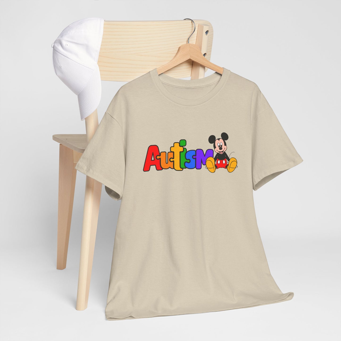 Autism Awareness Kids Tee — Colorful Puzzle Letters Design