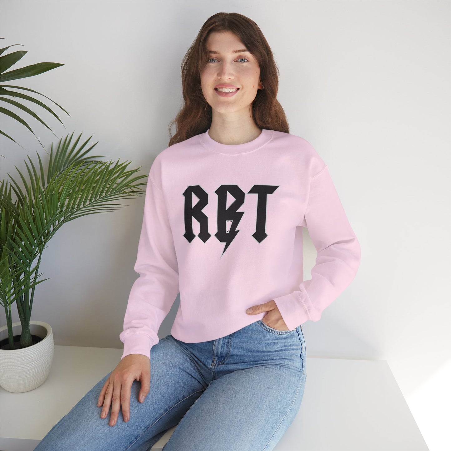 Rock Bolt Crewneck Sweatshirt — RBT Lightning Logo Pullover