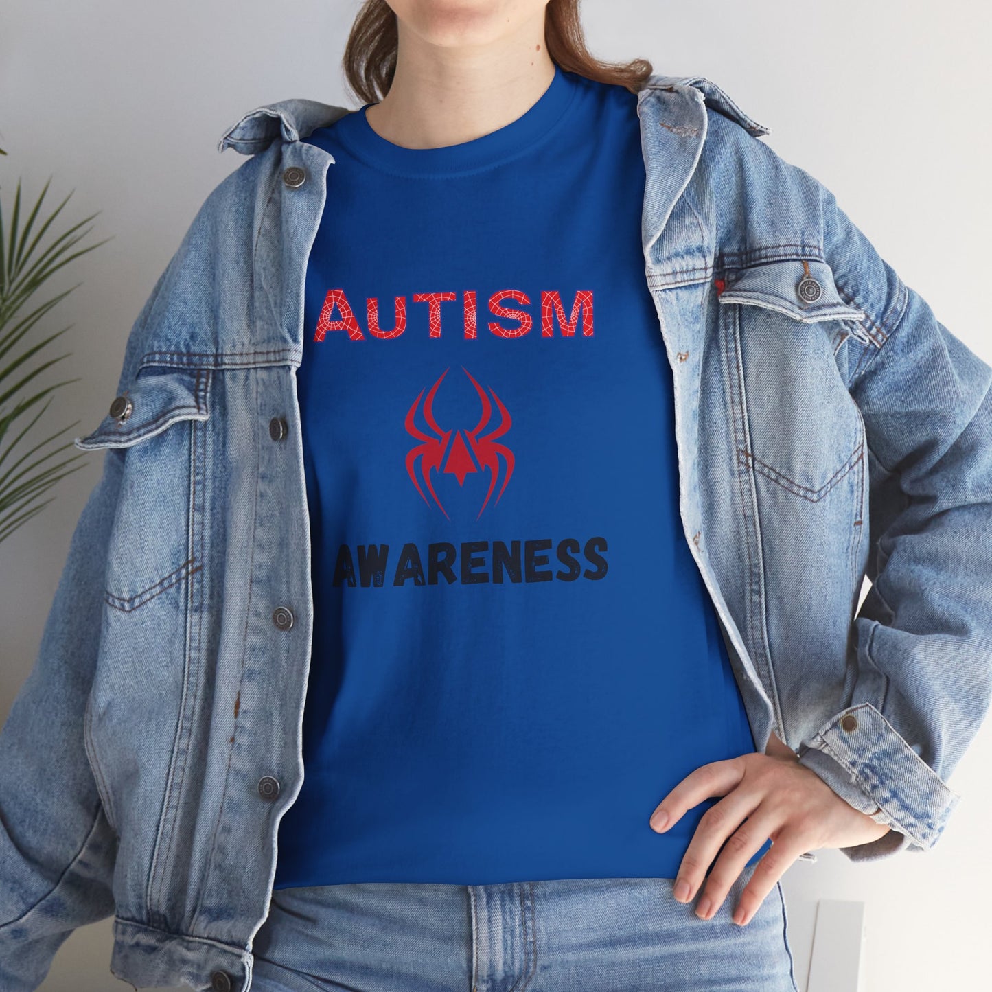 Autism Awareness Unisex Heavy Cotton Tee, Support Tee, Gift for Autism Awareness Month, Comfortable Cotton Shirt, Awareness Apparel