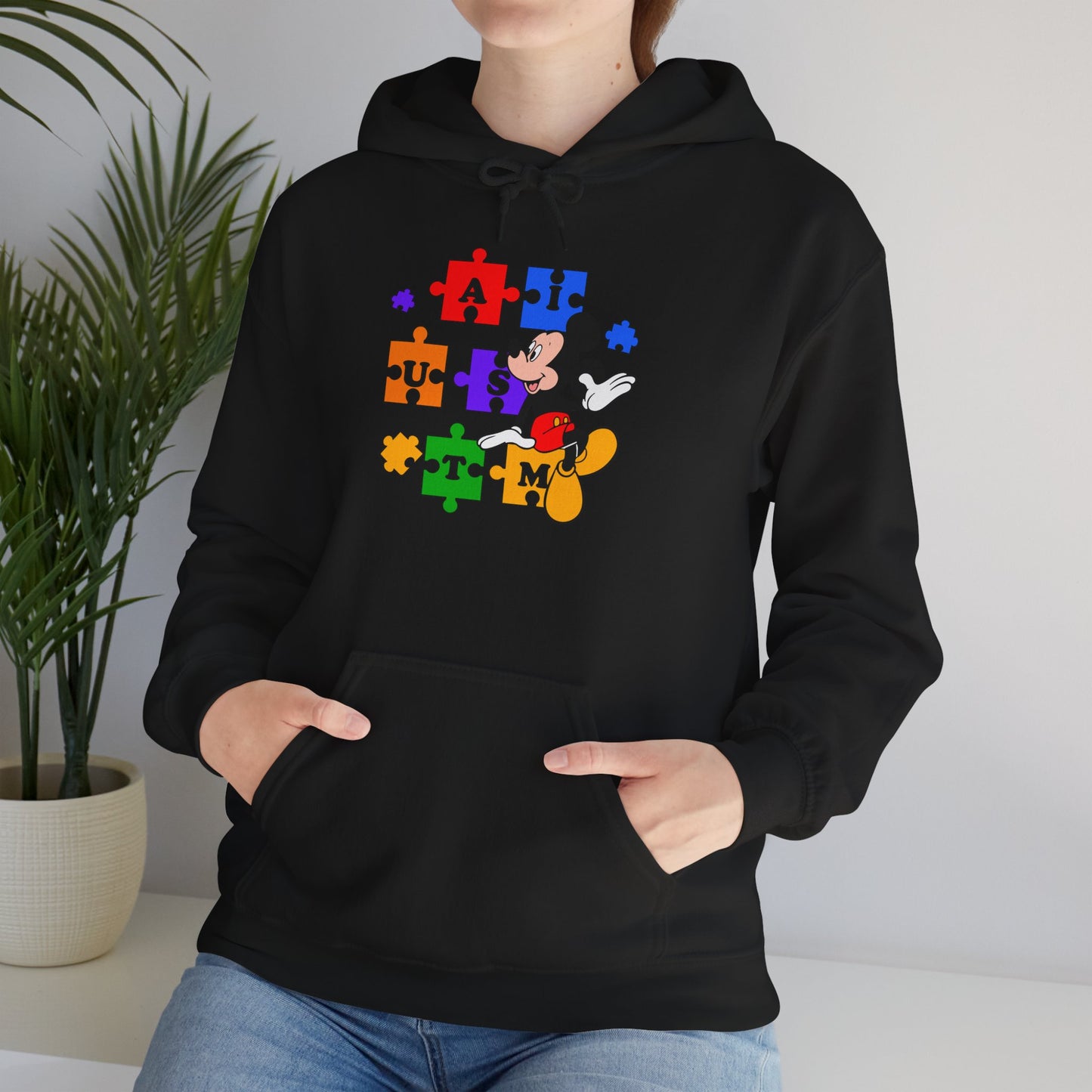Autism Puzzle Piece Hoodie — Support & Awareness Sweatshirt