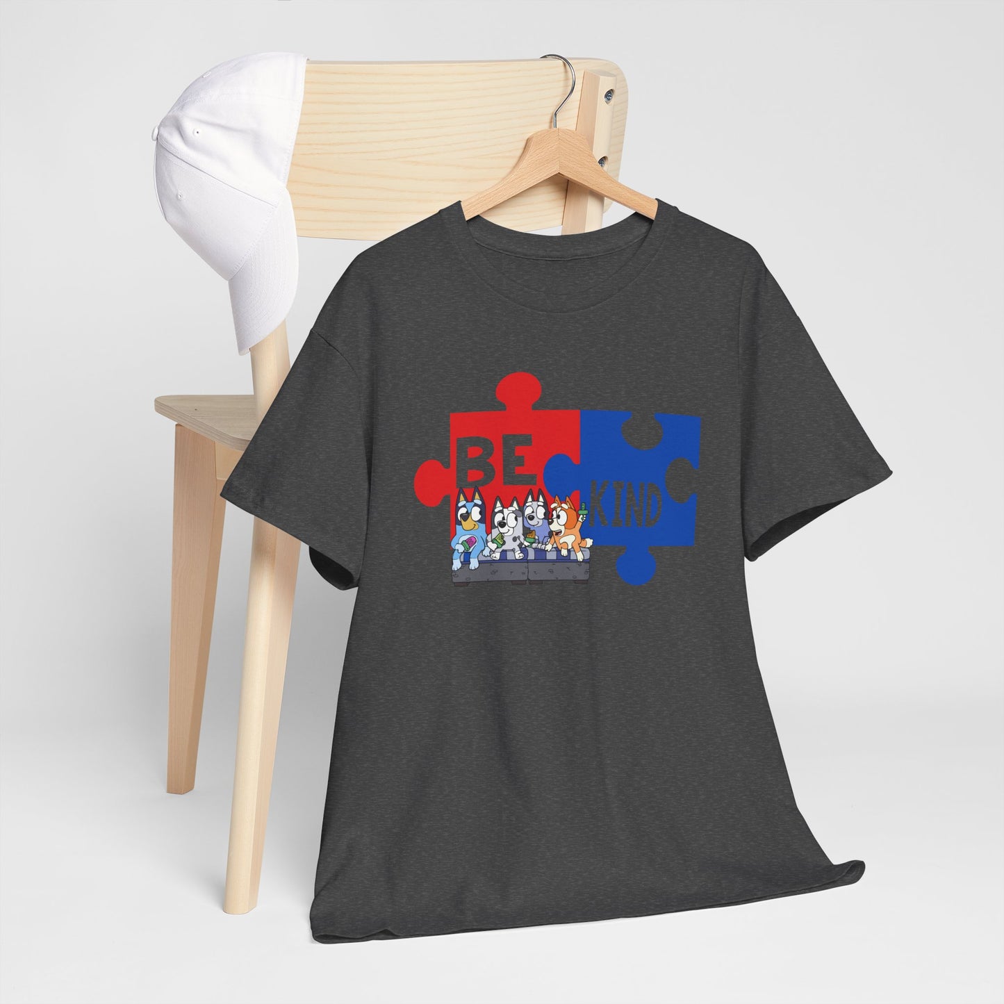 Be Kind Puzzle Piece T-Shirt — Autism Awareness Tee