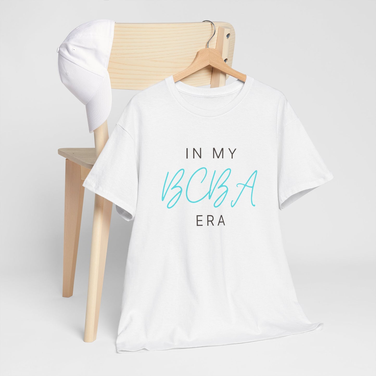 "In My BCBA Era" Unisex Heavy Cotton Tee - Comfortable & Stylish Tee for Behavioral Analysts
