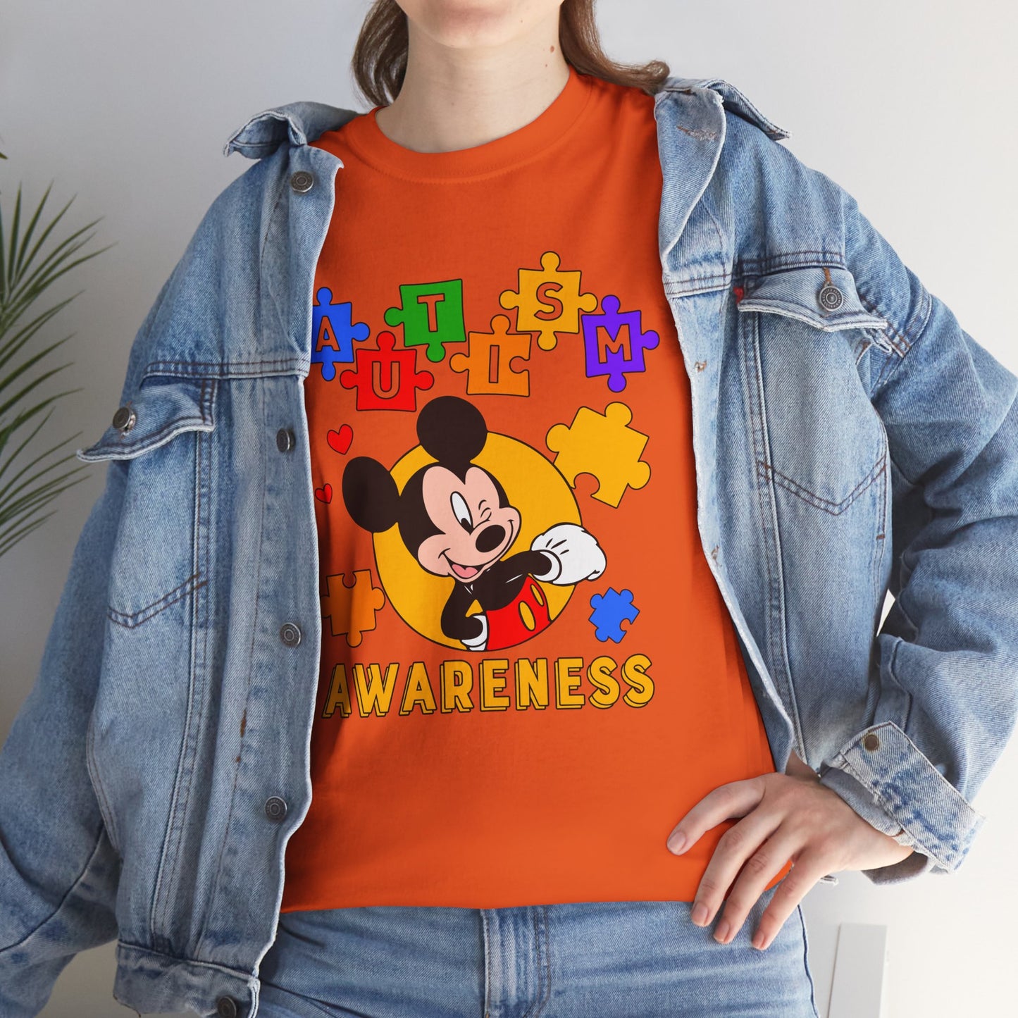 Autism Awareness Puzzle Tee — Cute Character Design
