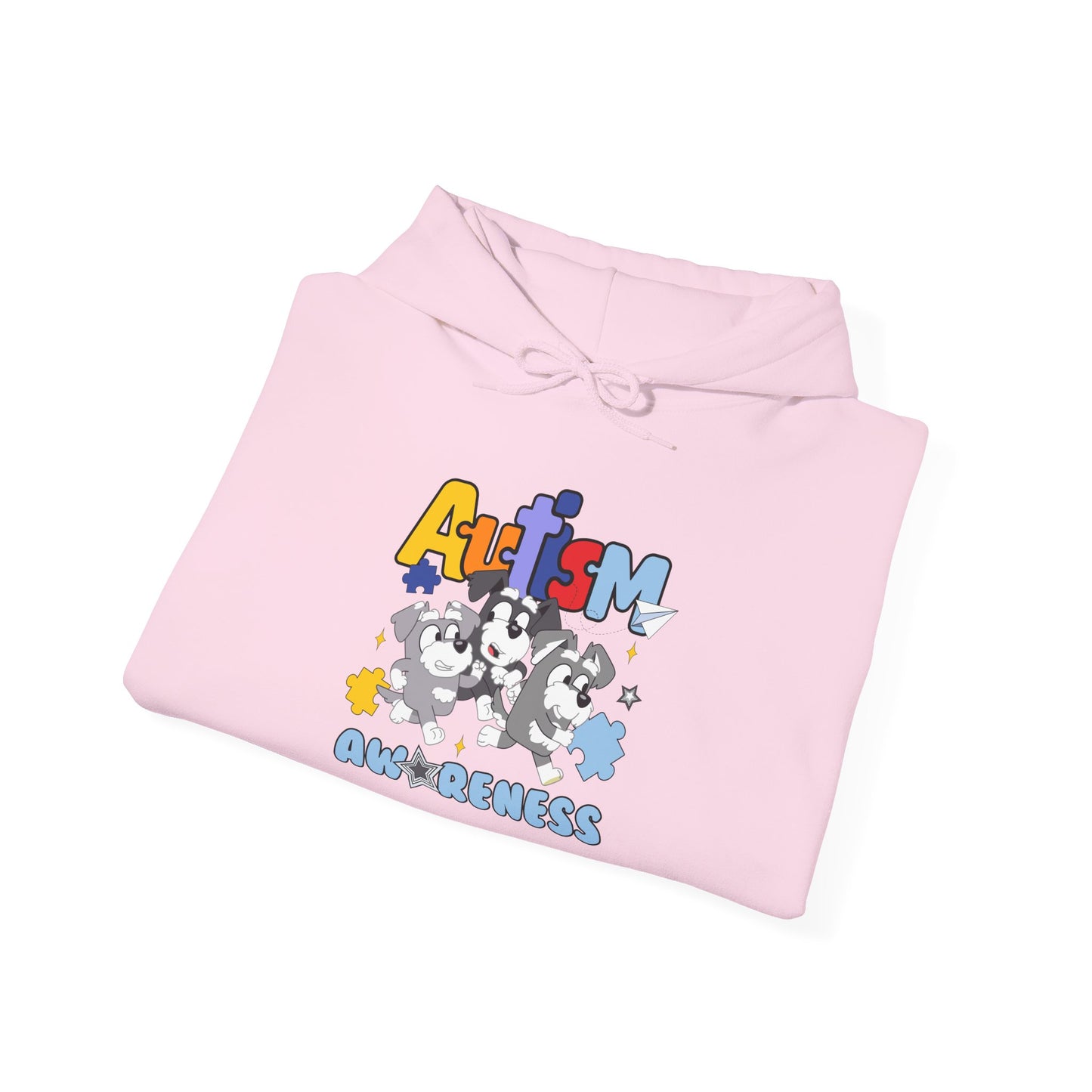 Autism Awareness Hoodie — Puzzle Heart Design