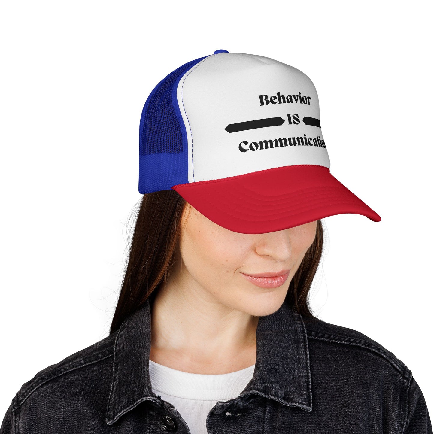 Trucker Cap — "Behavior IS Communication" Mesh Hat for Behavior Analysts & Therapists