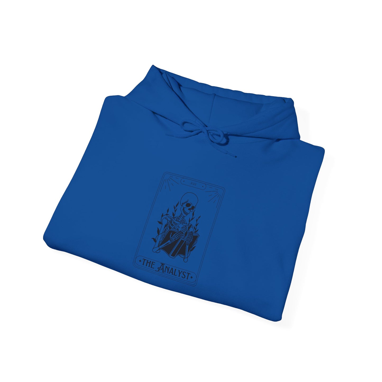 Tarot 'The Analyst' Hoodie — Minimal Occult Illustration Sweatshirt