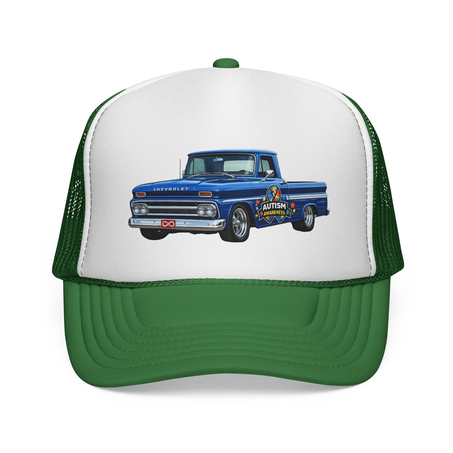 Tim’s Truck- Vintage Blue Pickup Trucker Cap — Classic Retro Truck Mesh Hat