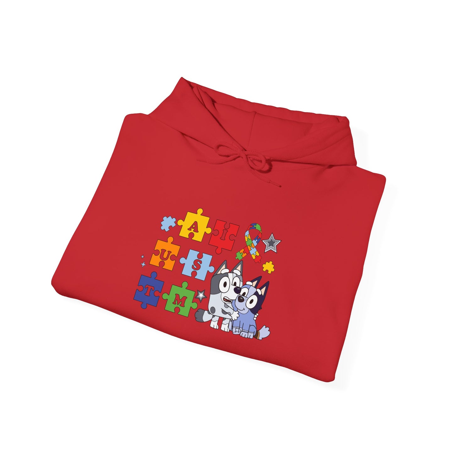 Autism Awareness Puzzle Paw Hoodie