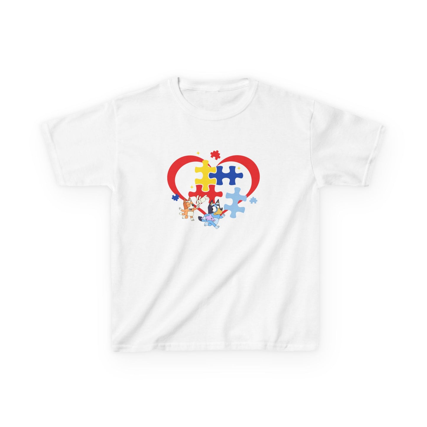 Kids Autism Puzzle Heart T-Shirt