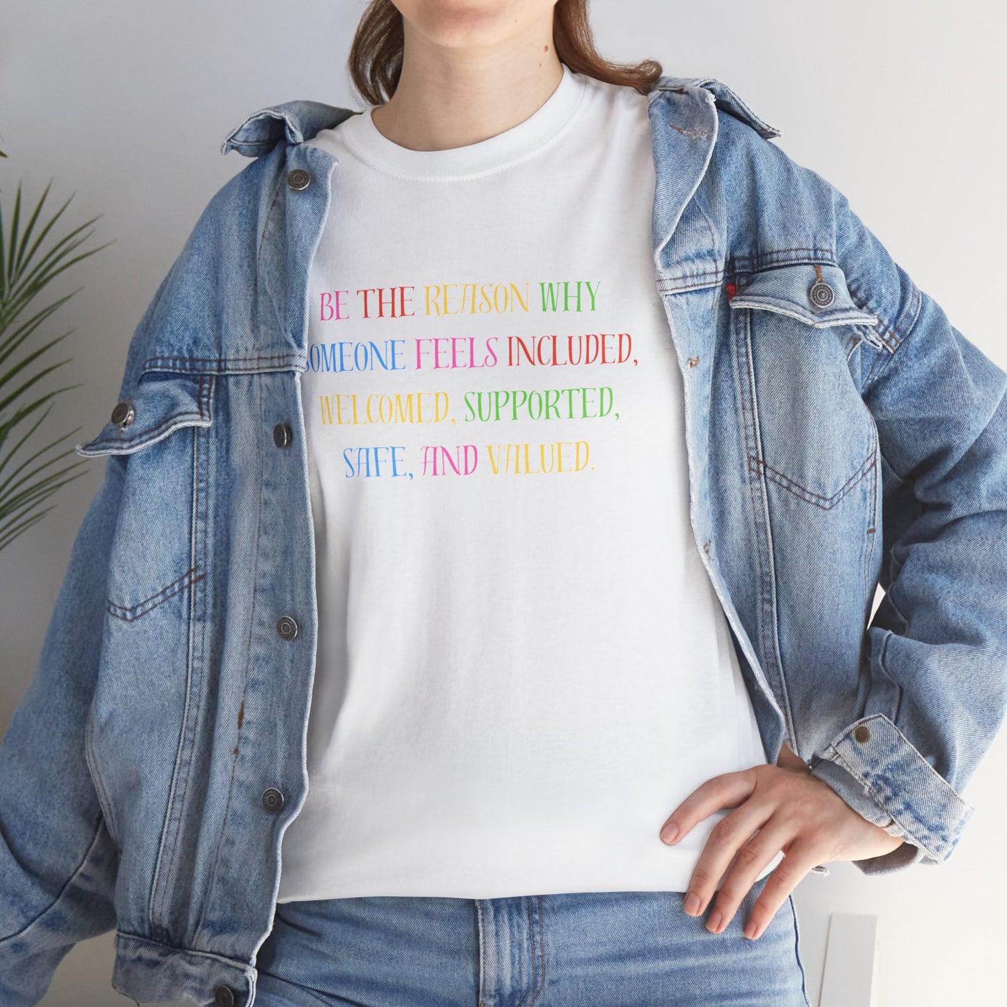 Inclusive Support Unisex Heavy Cotton Tee
