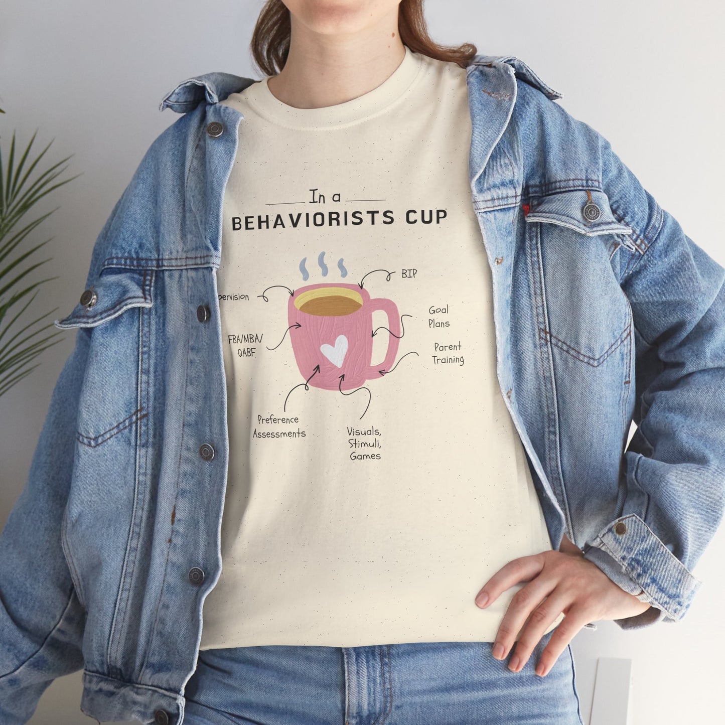 Behaviorist's Cup Unisex Heavy Cotton Tee - Fun Graphic Tee for Psychology Lovers