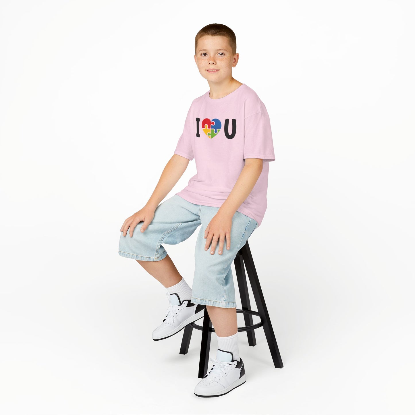 Colorful Puzzle Love Kids Tee
