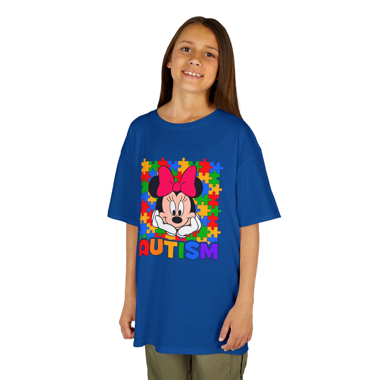 Kids Tee — Colorful Puzzle Autism Support Shirt