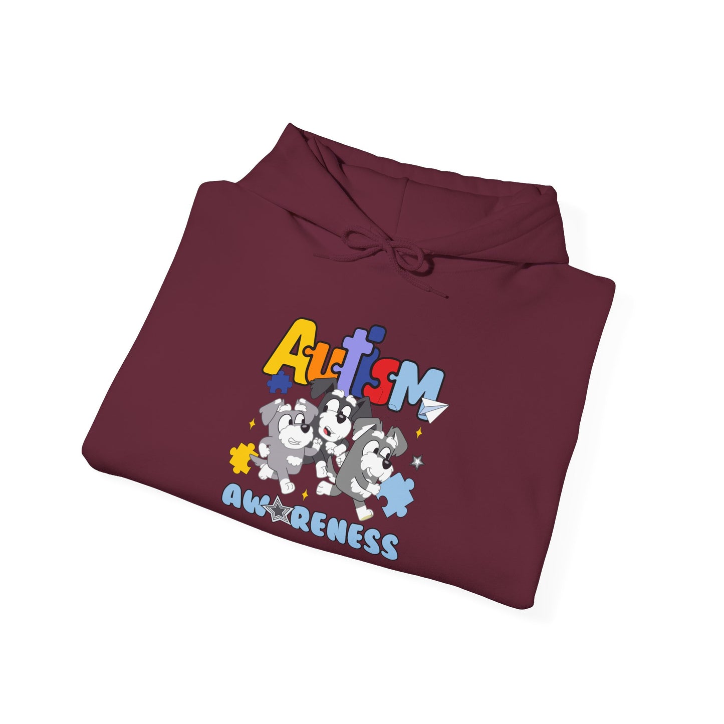 Autism Awareness Hoodie — Puzzle Heart Design