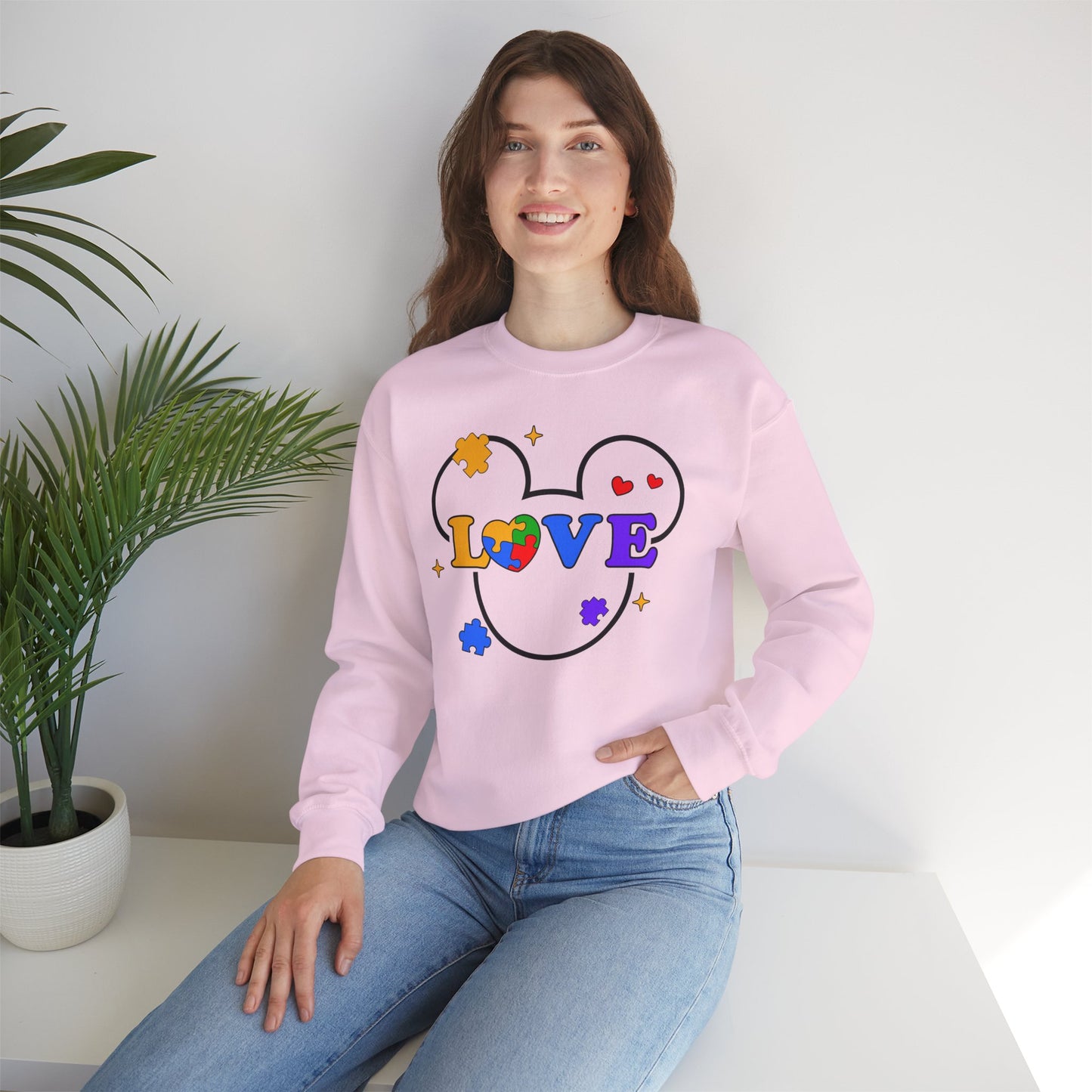 Love Puzzle Crewneck Sweatshirt