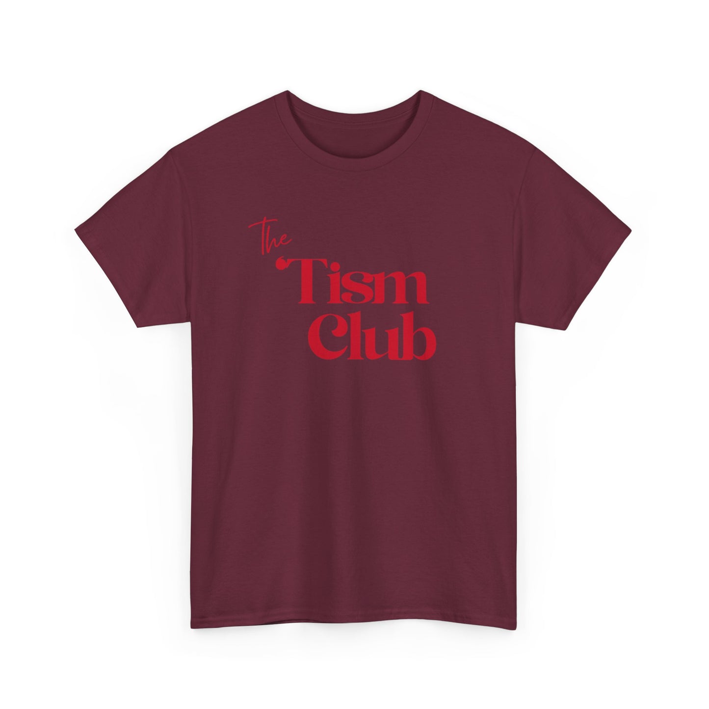 T-Shirt — "The Tism Club" Retro Script Tee