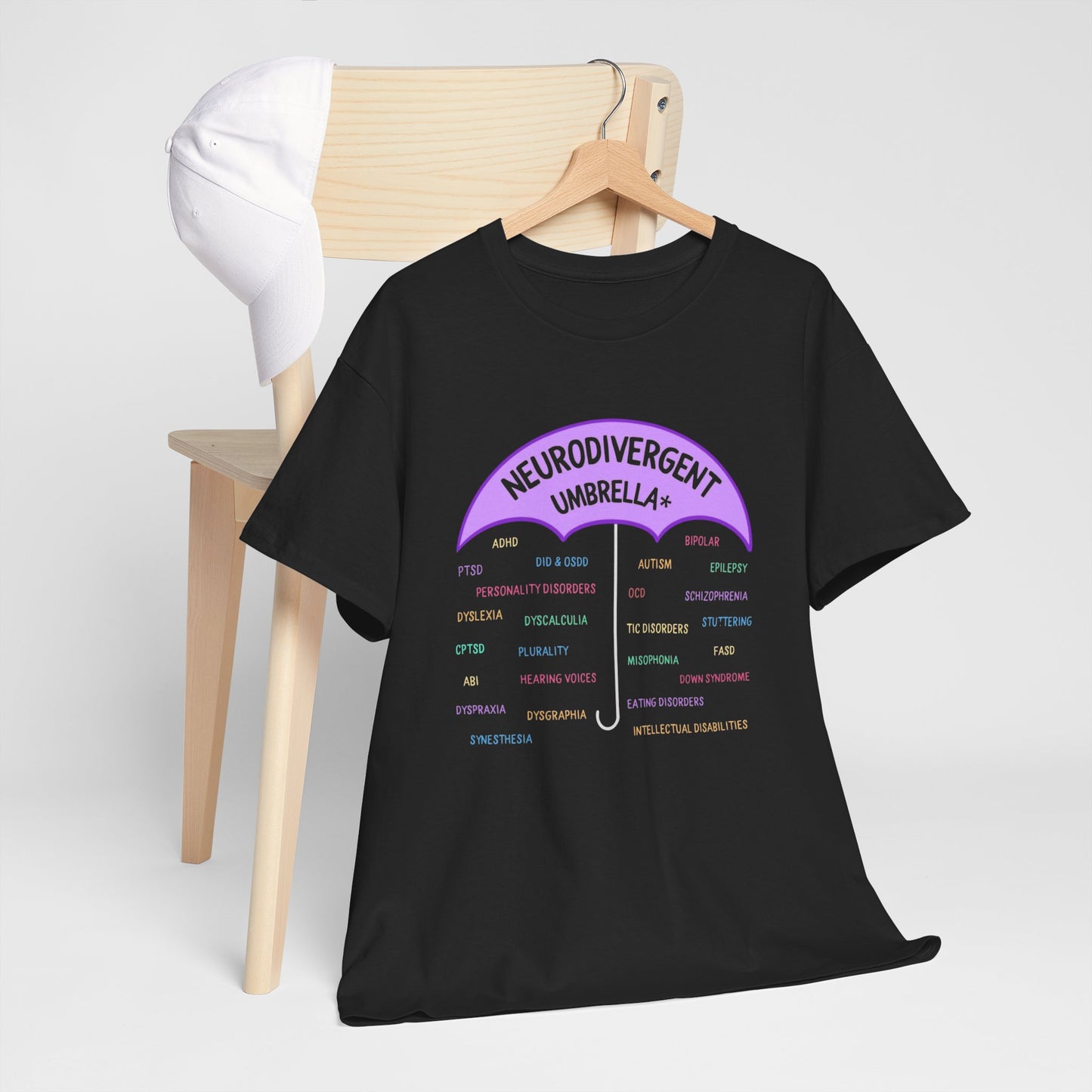 Neurodivergent Umbrella Unisex Heavy Cotton Tee