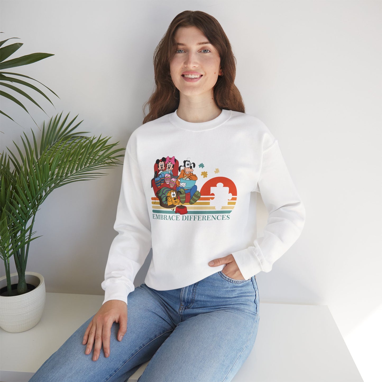 Embrace Differences Crewneck Sweatshirt