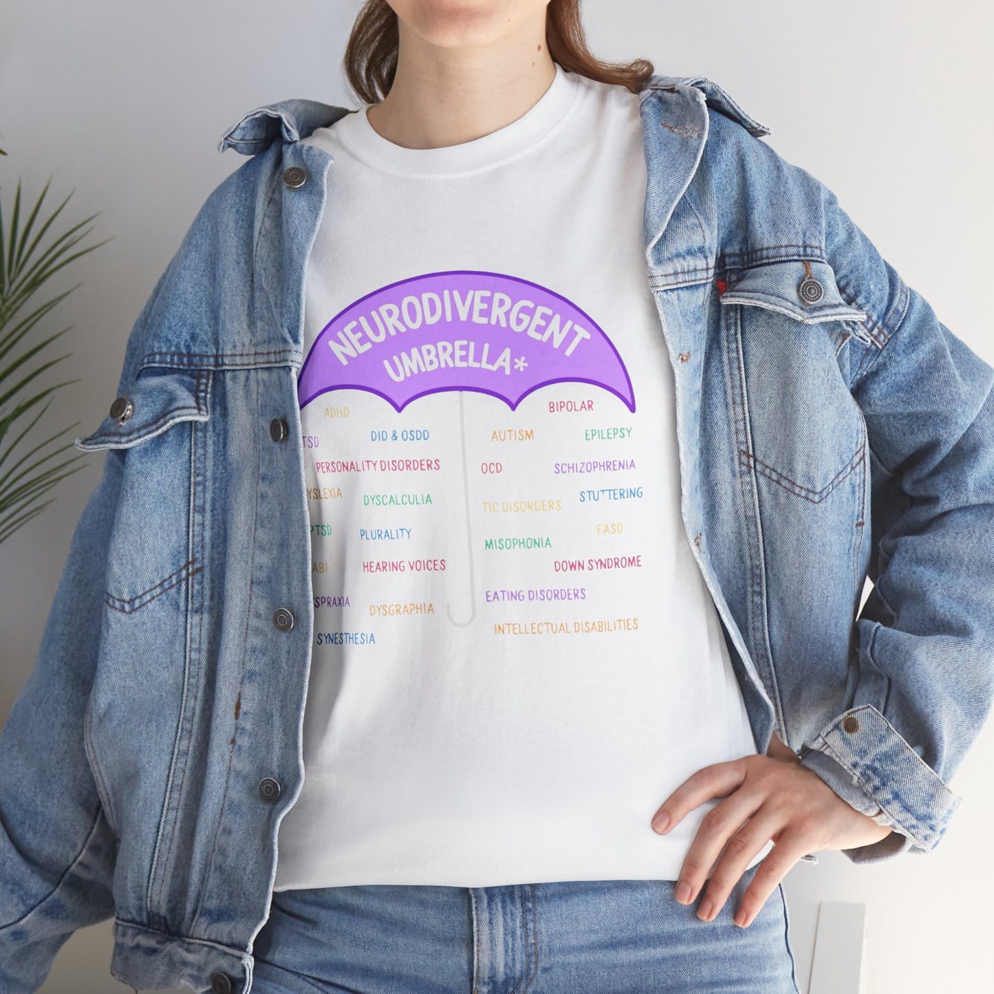 Neurodivergent Umbrella Unisex Heavy Cotton Tee