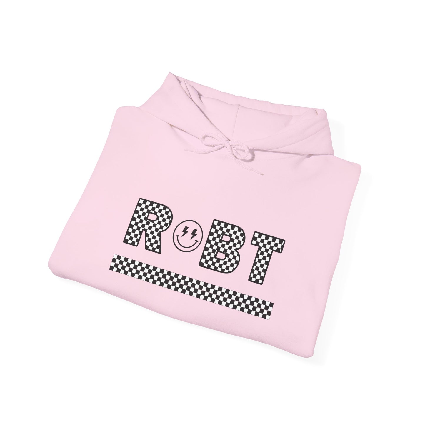 RBT Smiley Checkered Hooded Sweatshirt