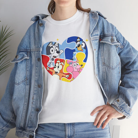 Cartoon Heart Characters T-Shirt — Cute Colorful Kids’ Graphic Tee