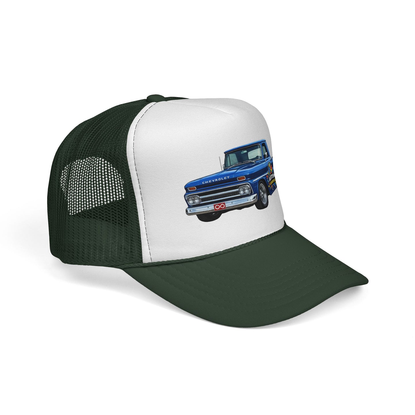 Tim’s Truck- Vintage Blue Pickup Trucker Cap — Classic Retro Truck Mesh Hat