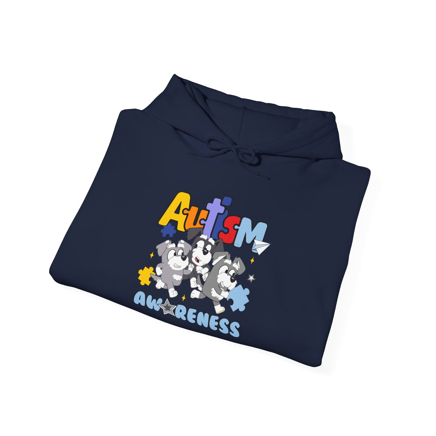 Autism Awareness Hoodie — Puzzle Heart Design