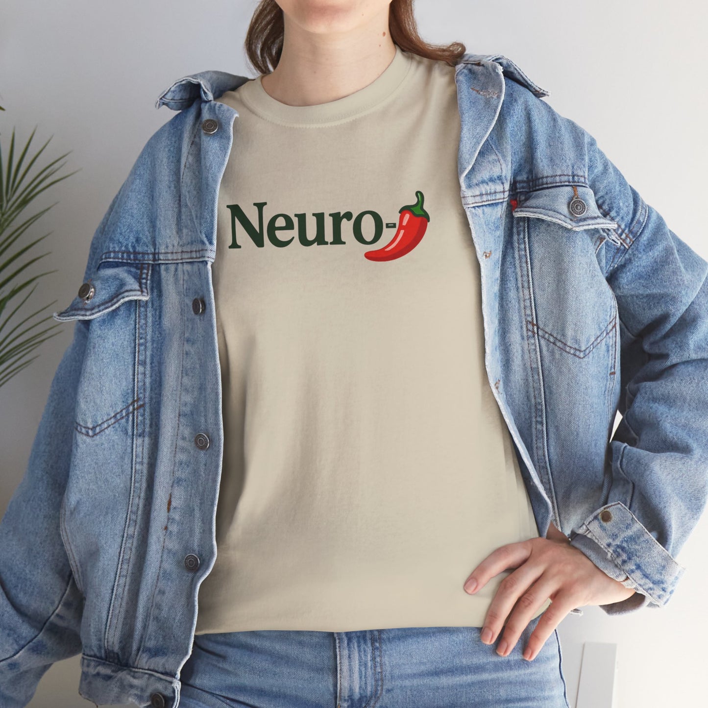 Neuro Chili Unisex Heavy Cotton Tee - Fun & Unique T-Shirt for Casual Wear