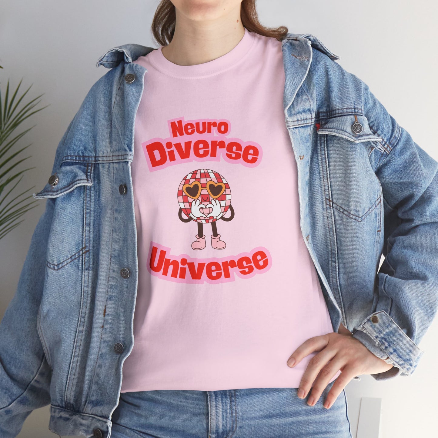 Neuro Diverse Universe Tee - Unisex Heavy Cotton T-Shirt for Inclusivity and Awareness