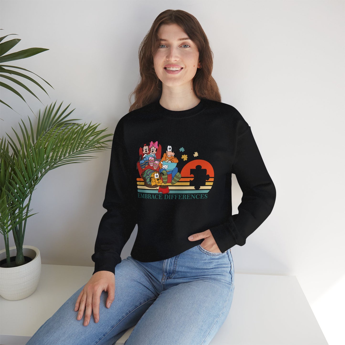 Embrace Differences Crewneck Sweatshirt