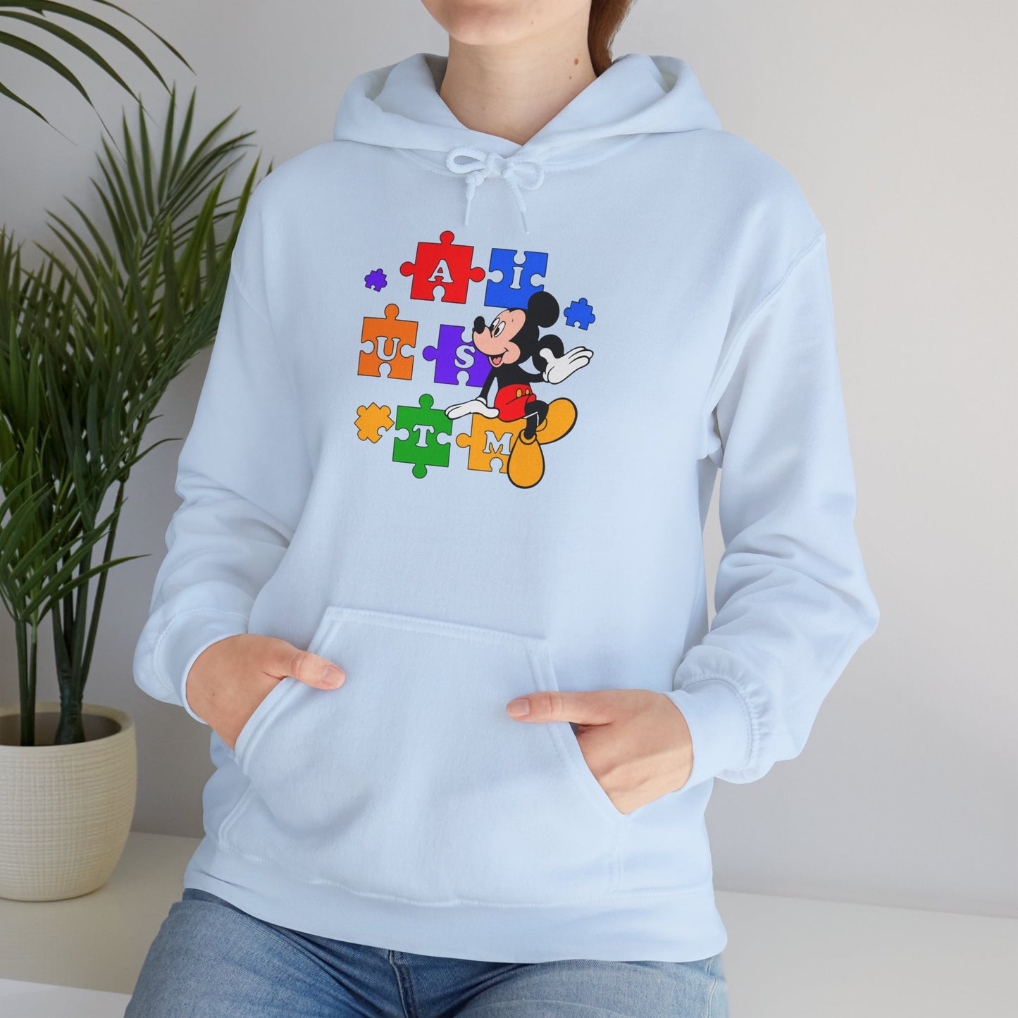 Autism Puzzle Piece Hoodie — Support & Awareness Sweatshirt