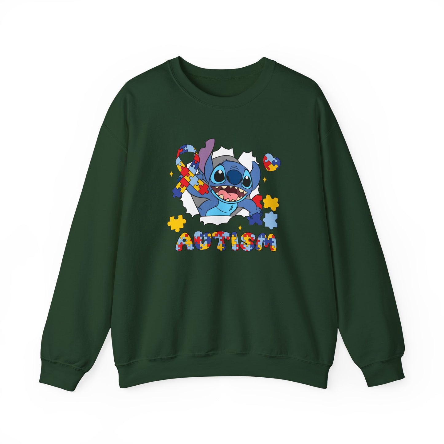 Autism Puzzle Crewneck Sweatshirt