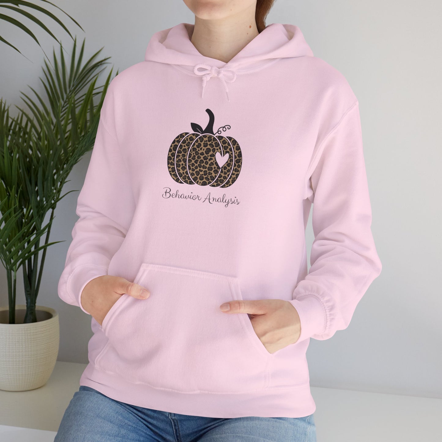 Leopard Pumpkin Hoodie — Autumn Pumpkin Patch Sweatshirt Behavior Analyst