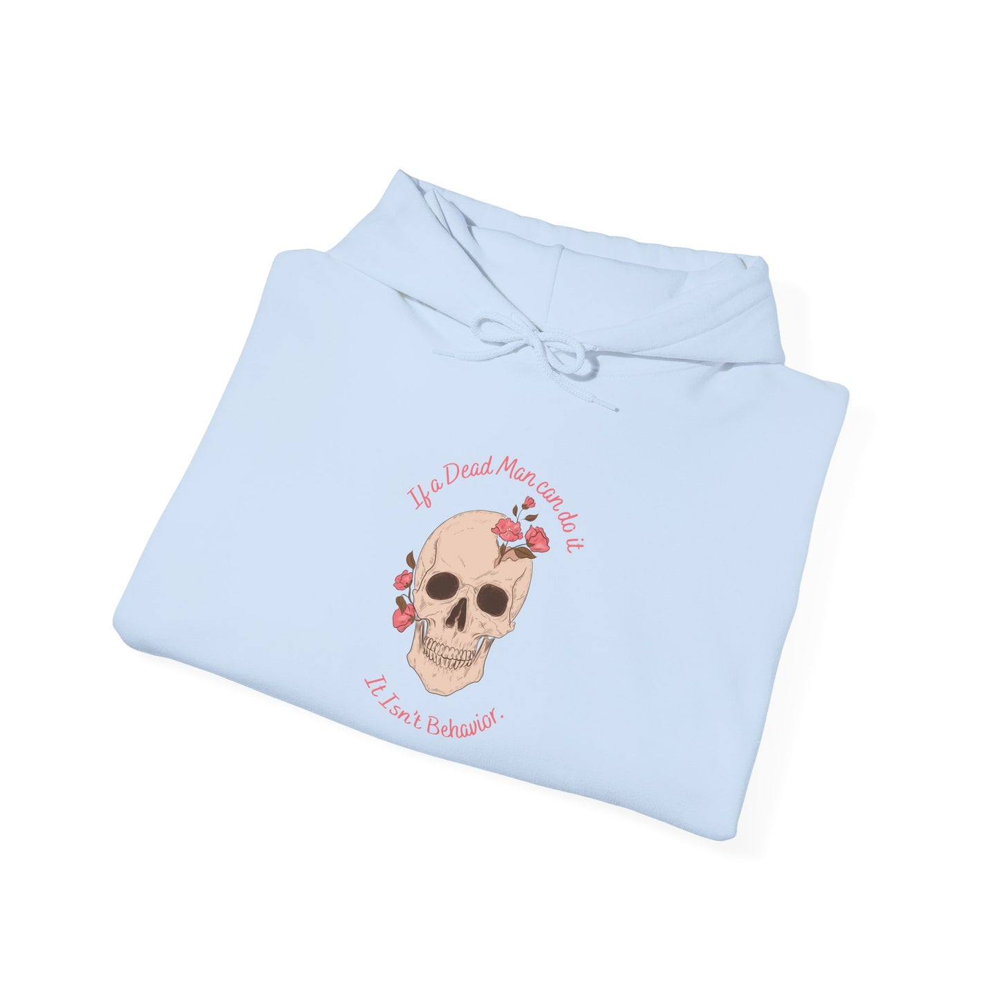 Skull & Roses Hoodie — "I Loved You Once, I Still Do" Floral Skull Sweatshirt