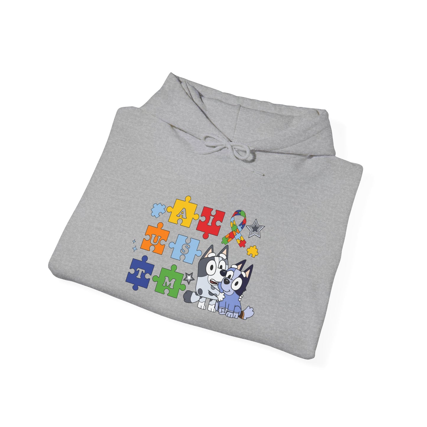Autism Awareness Puzzle Paw Hoodie