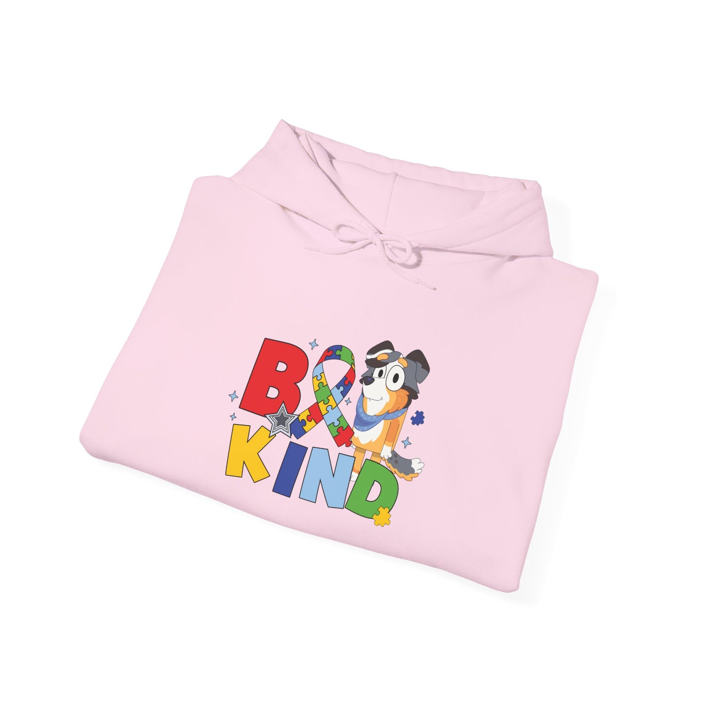 Be Kind Rainbow Ribbon Hoodie — Autism Awareness Cute Penguin Sweatshirt