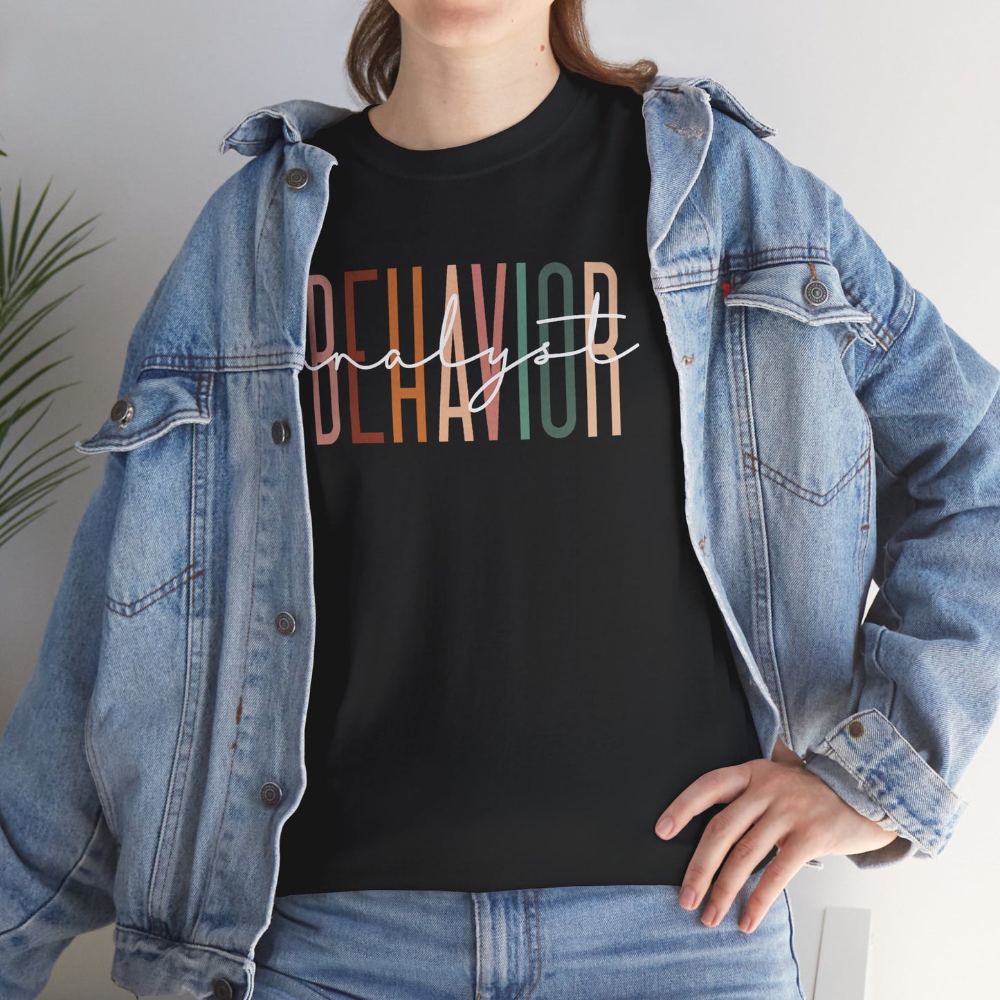Behavior Anxious Tee — Retro Script Anxiety Awareness T-Shirt