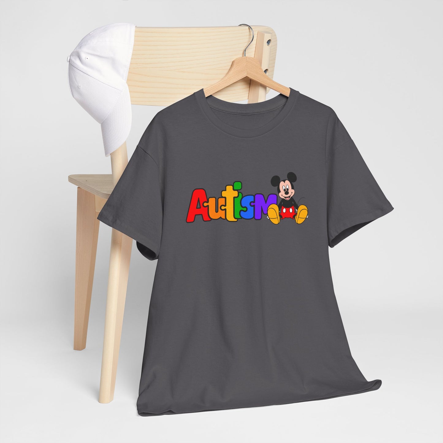 Autism Awareness Kids Tee — Colorful Puzzle Letters Design