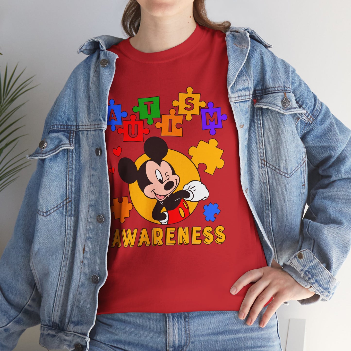 Autism Awareness Puzzle Tee — Cute Character Design