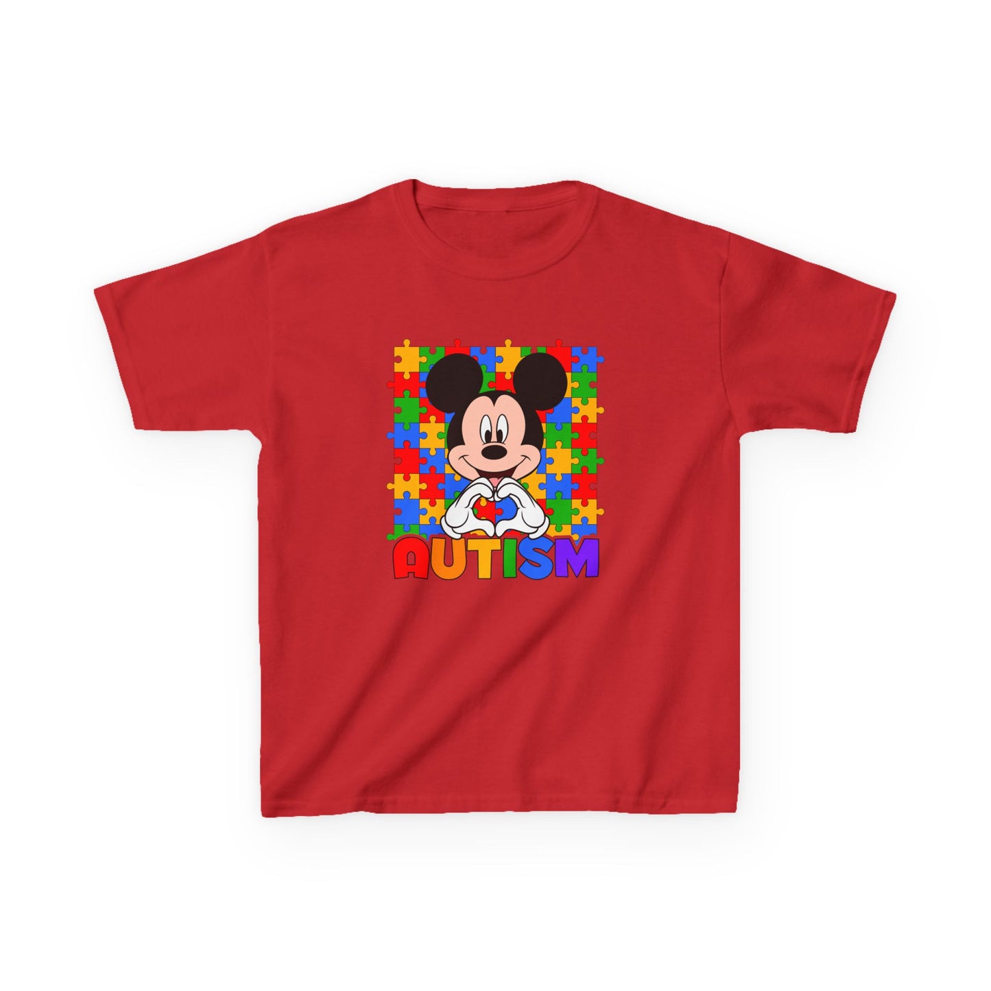 Kids Autism Puzzle Heart T-Shirt
