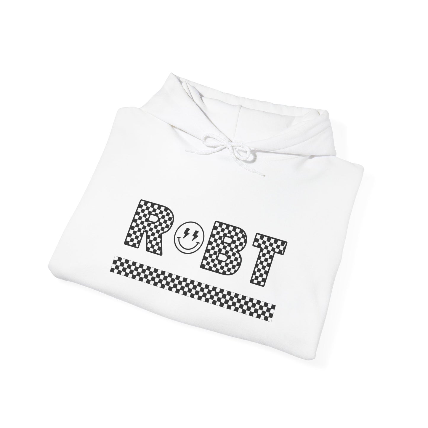 RBT Smiley Checkered Hooded Sweatshirt